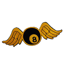 YELLOW 8 BALL WINGS