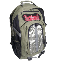 LOGO OLIVE BACKPACK