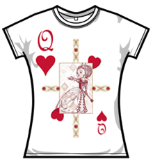 Alice In Wonderland - Red Queen Card