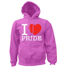 BRIGHTON PRIDE - I HEART PRIDE PINK