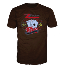 ZZ TOP - CARDS DISTRESSED EDGE