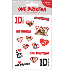 ONE DIRECTION - HEARTSGLITTER PACK